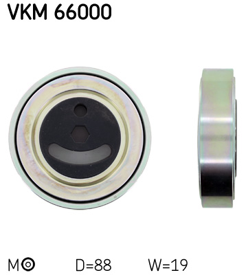 Belt Tensioner, V-ribbed belt - VKM 66000 SKF